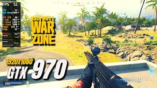 GTX 970 / Call of Duty: Warzone Pacific / 1080p / High Quality Settings