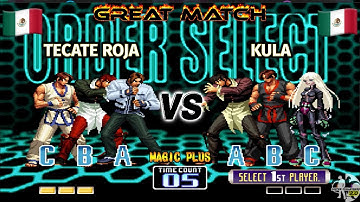 TECATE ROJA vs KULA GRAN BATALLA TOP MÉXICO KOF 2002 PLUS