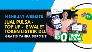 Cara GRATIS  Membuat Website/Aplikasi Jualan Pulsa, Game, E Walet, token Listrik, PPOB Tanpa Deposit screenshot 4