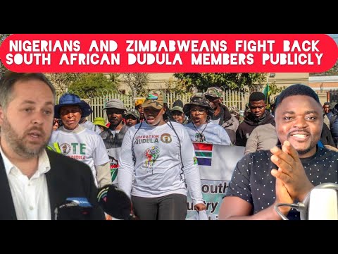 Nigerians And Zimbabweans Fight Back And Disgrace South Africa Dudula Members Publicly