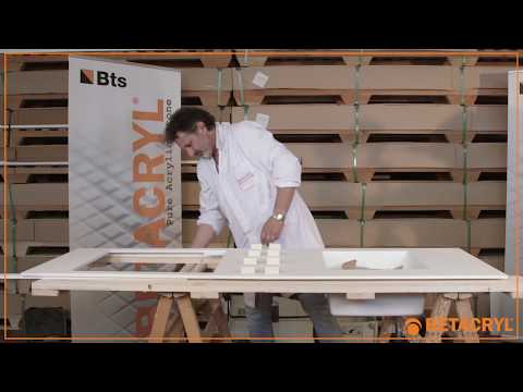 BETACRYL® Solid Surface: Come Incollare due lastre orizzontalmente [Video 5]