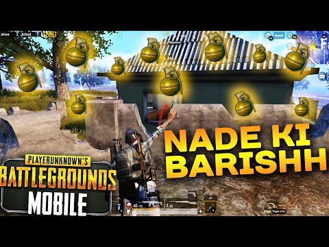 NADE KI BARISH 😜 - PUBG Mobile Win Gameplay (Hindi/India) - FUNNY MOVEMENTS
