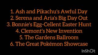 List Of Season 5 Episodes