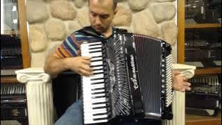 SEREIMPIVCH41120BK - Black Serenellini Imperator IV Compact Silver Piano Accordion 41 120 LMMH $7999