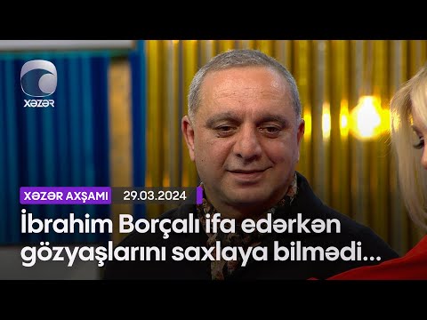 İbrahim Borçalı ifa edərkən gözyaşlarını saxlaya bilmədi...