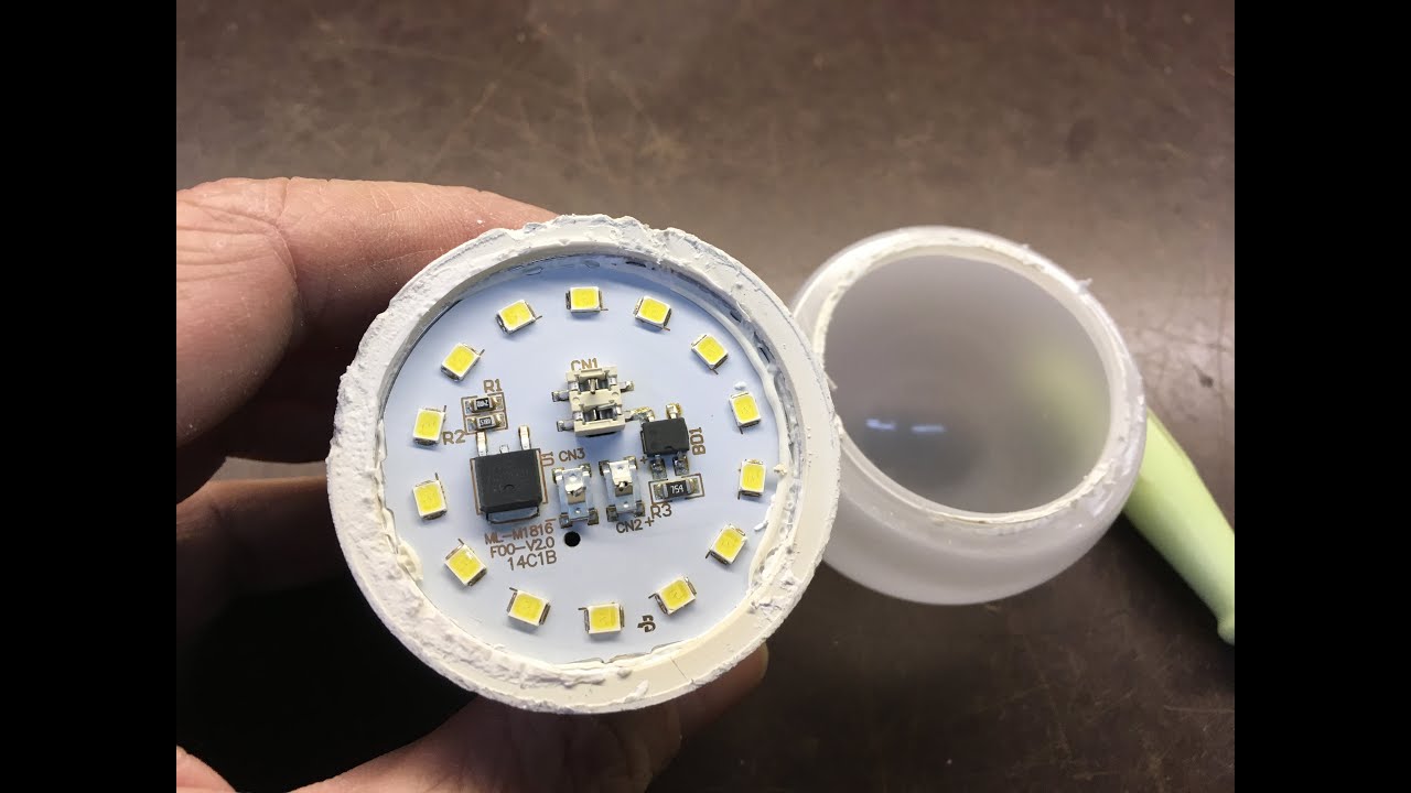 Ремонт светодиодной лампы на стабилизаторе тока BP5131D - YouTube