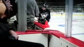 Pat Makes His Way Out To The Ice For The Penguins Open Skat