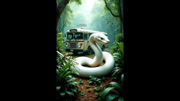 AI Nature Exploration | Amazing Scenery | Python on Bus #shorts #trending #snake #bus