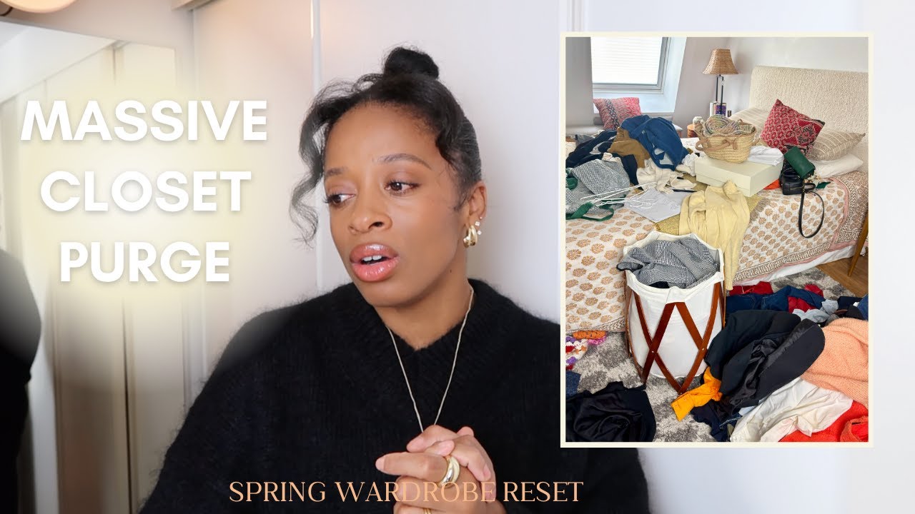 Massive Closet Clean Out and Decluttering My Entire Wardrobe | Classic ...