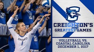 Coastal Carolina at Creighton Volleyball - 12/1/2017