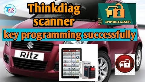 Maruti Suzuki key programming successfully Thinkdiag car scanner ECM replace mobilizer light blink