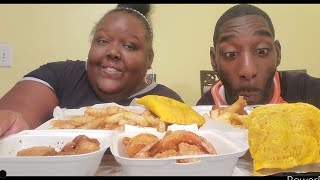 BTJ WINGS & JAMAICAN PATTY Mukbang