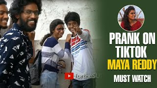 Telugu funny Prank about Eshamanohari Priya with Tiktok Maya Reddy || Aaryan Ajay || 2020