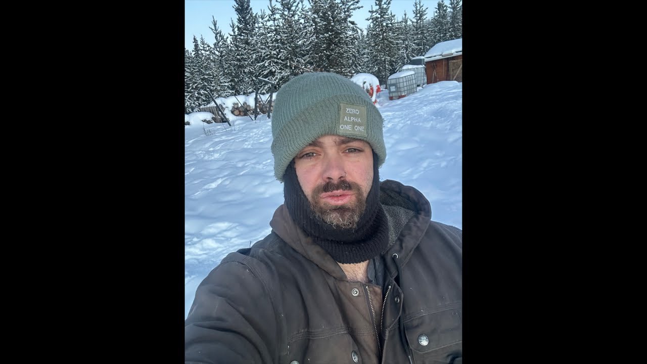 we are snowed in for 4 months - winter survival - off grid life LIVE NOW