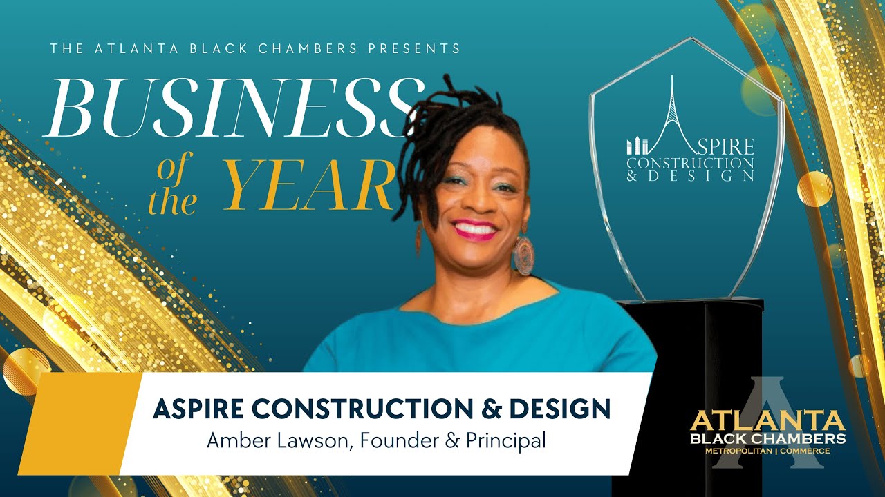 ABC Kickoff Event 2025 Business of the Year Aspire Construction & Design...Amber Lawson