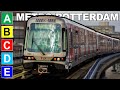  rotterdam metro  all the lines 2023