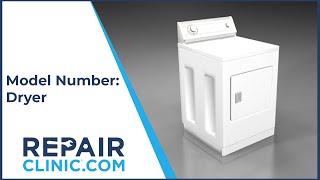 How to Find the Model Number on a Dryer - Tech Tips from Repair Clinic