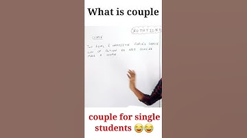 What is Couple😄😄,, torque #couple #torque