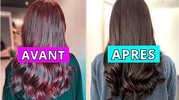 Comment enlever le rouge dans les cheveux ?