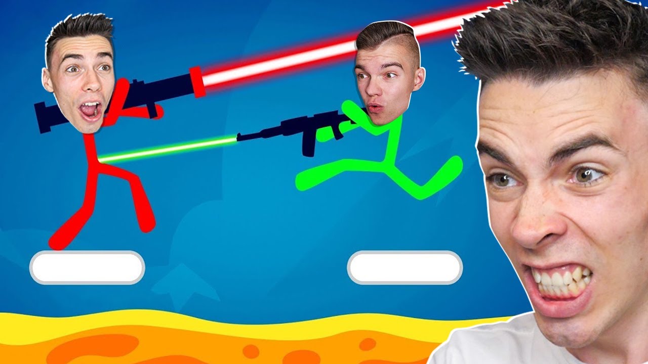ROZWALAM PALIONA LASEREM! (Stick Fight)