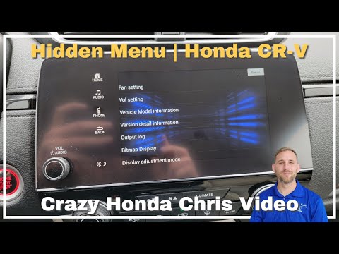 How to access CR-V Hidden Menu | Honda CR-V