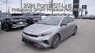 New 2024 Kia Forte GT-Line w/ Premium &amp; Sport Premium Packages at Parkside Kia