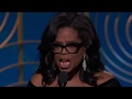 Golden Globes 2018: Watch Oprah Winfrey speak on future of women