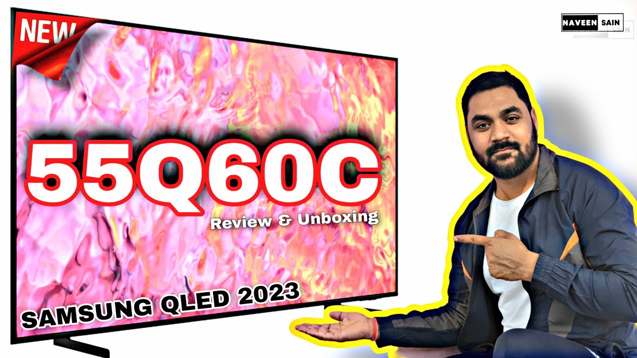 Samsung 55Q60C Qled 2023 ⚡Unboxing #Q60c Pantone Colors Air Slim Design  @TechWay7.0 