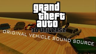 GTA 3D Universe Original Vehicle Sounds Source