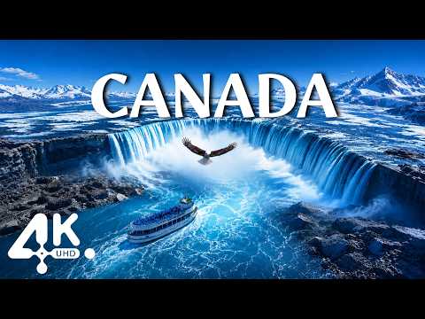 Canada’s Untamed Beauty 4K: Peaceful Piano & Wildlife | Scenic Relaxation Film