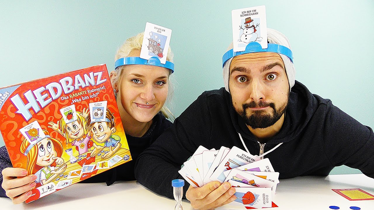 KAAN VS NINA: WER ODER WAS SIND WIR EIGENTLICH! Hedbanz Lustige Challenge! Spiel mit mir