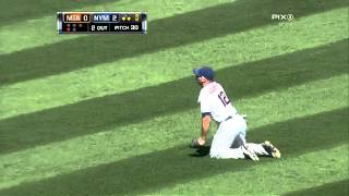 2012/09/23 Hairston's difficult catch