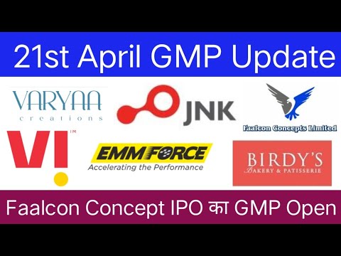 Vodafone Idea FPO | Emmforce Autotech IPO | JNK India IPO | All IPO GMP Today |