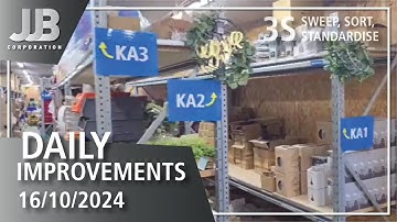 3s and Lean Improvements 16th October