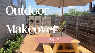 Outdoor Makeover | PART 2 | Bringing LIFE to the yard!