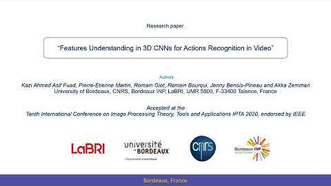Features Understanding in 3D CNNs for Actions Recognition in Video