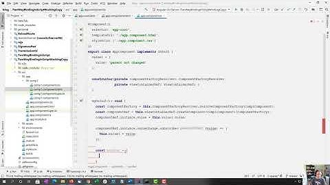 Angular Two way Binding in TypeScript (Property Binding in TypeScript Part 8)