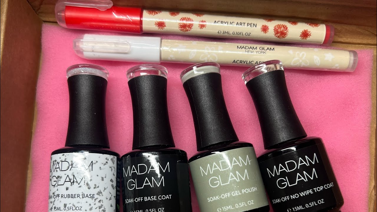 Madam Glam Rubber Base Gel 😯🫢UNBOXING!! ✨💖🫶🏼