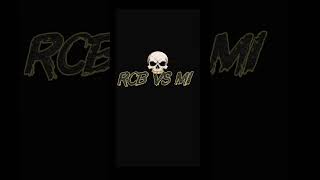 MI VS RCB #mivsrcb