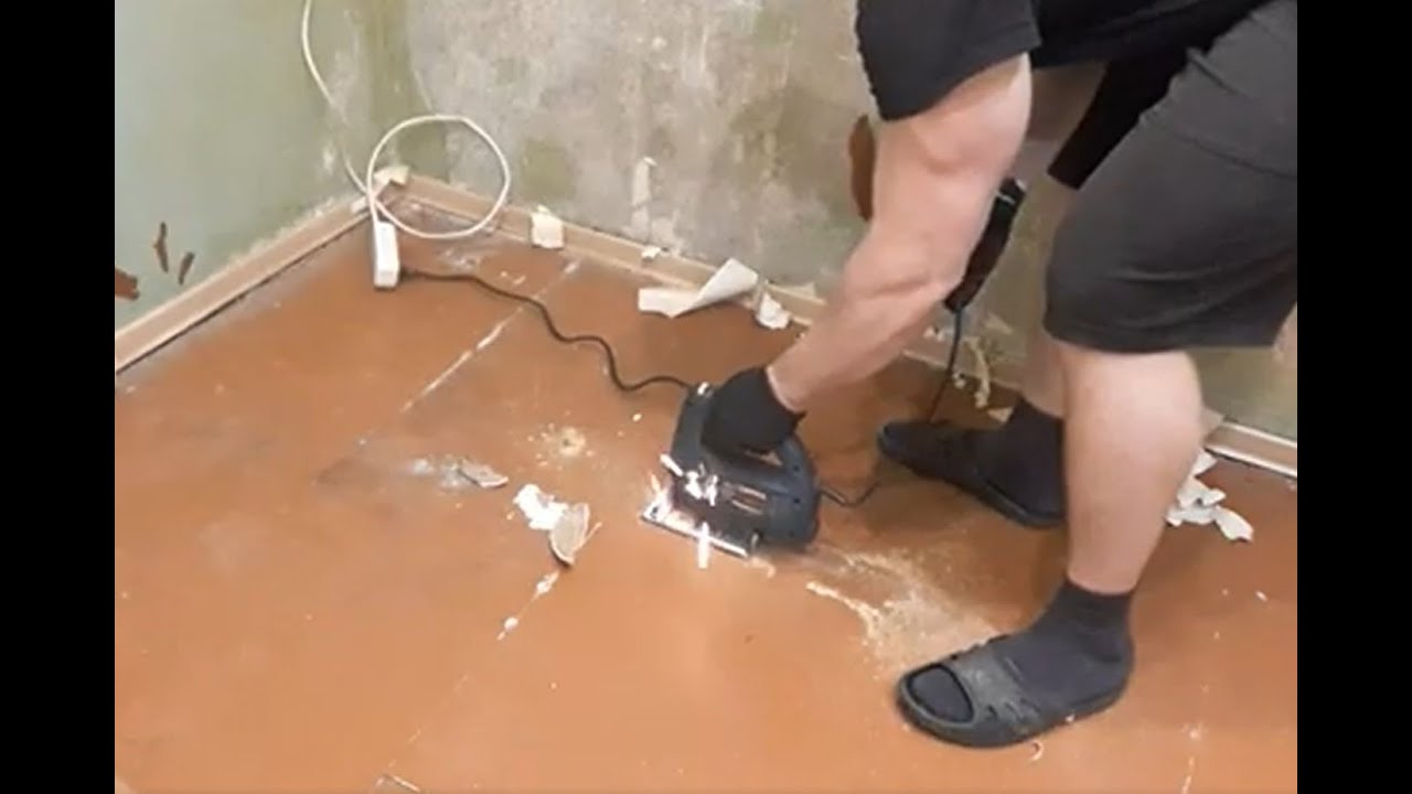 ЛОБЗИК умер! демонтаж плитки в ванной + снятие обоев в гостиной #2 ...