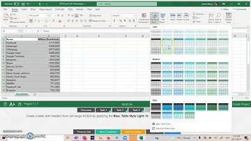 Excel Associate 2019 Practice Exam 2 Project 1