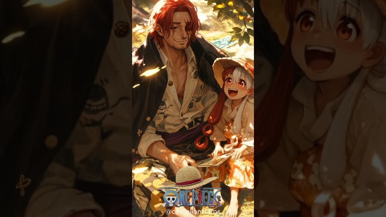 Shanks and Uta Reading Together 📖 One Piece 