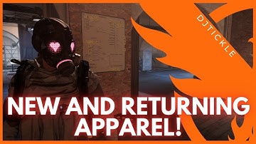 NEW AND RETURNING APPAREL! #thedivision2