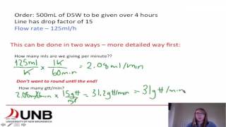 Medication Math - gtt/min part 1