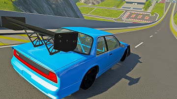 How Far Can The NEW CAR Fly On Car Jump Arena? BeamNG Drive UPDATE New Vehicle Crashing!
