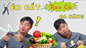 Review Kéo Cắt Rau Củ Đa Năng Clever Cutter| Giang béo Review !