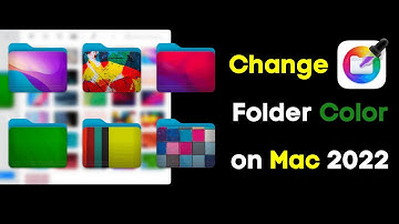 How to Change Folder Color on Mac | Add colors, emojis and Images to folders