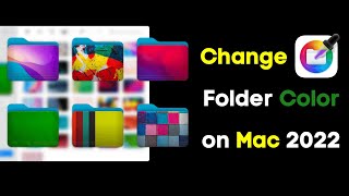 How to Change Folder Color on Mac | Add colors, emojis and Images to folders