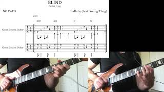 DaBaby - Blind feat. Young Thug (Guitar Loop with Tab)