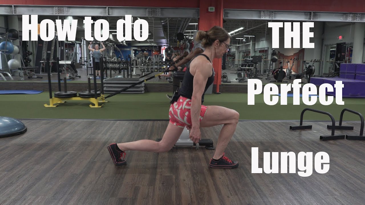 How To Do The Perfect Lunge - YouTube